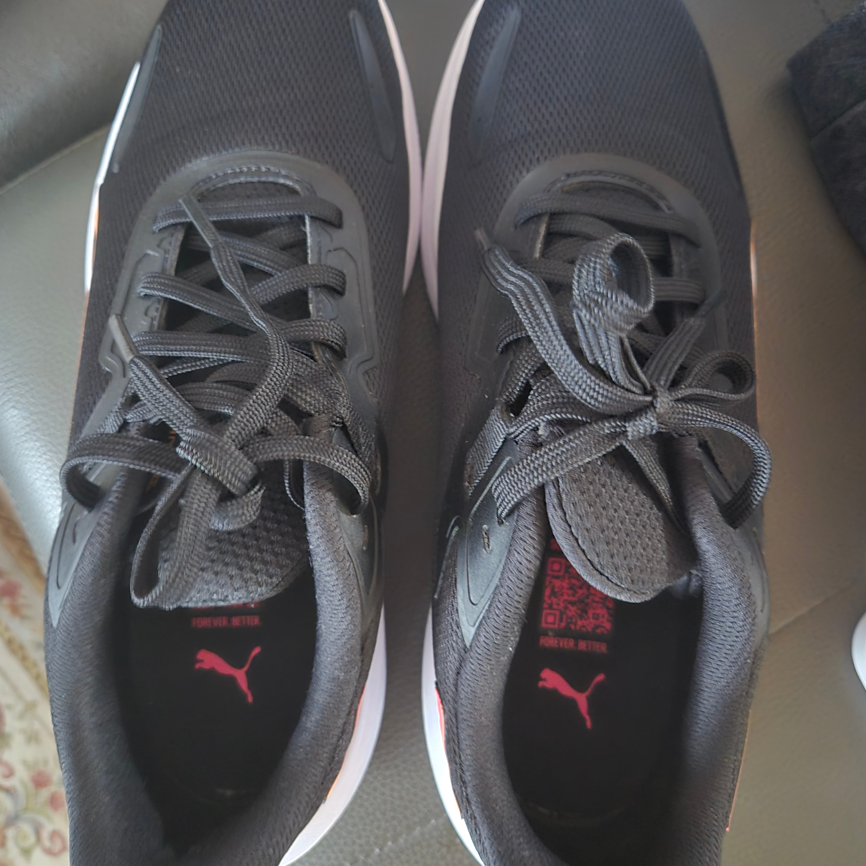 Puma Skyrocket Lite Puma Black Puma White 착용 스타일