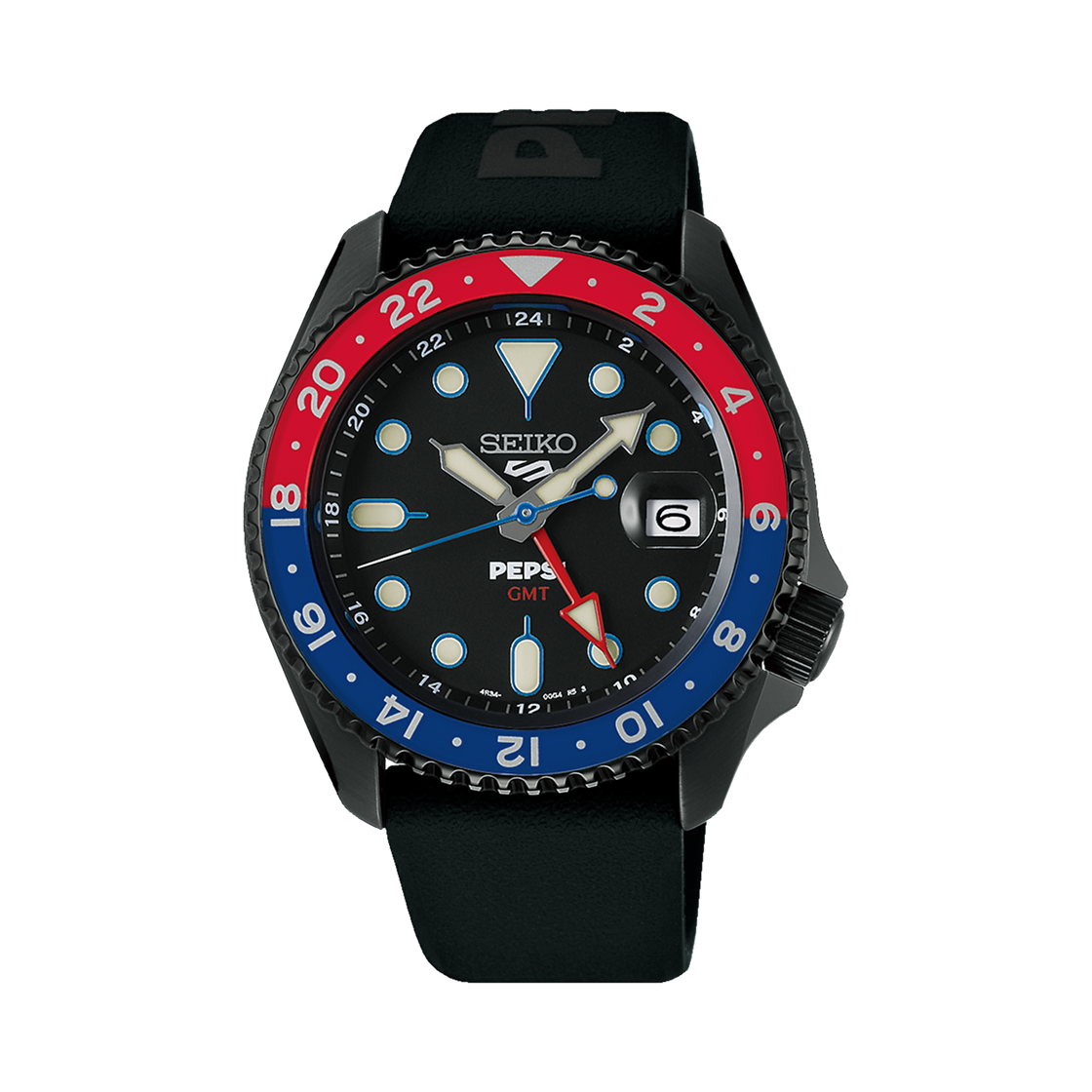 세이코 x 펩시 5 스포츠 SSK047 블루 레드(Seiko x Pepsi 5 Sports SSK047 Blue Red)
