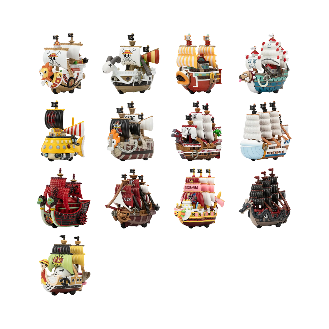 팝마트 원피스 그랜드 라인 시리즈 해적선 미개봉 랜덤박스 (12개입)(Pop Mart One Piece The Grand Line Series Vehicles Sealed Case Sealed Case (12 Blind Boxes)) - 2