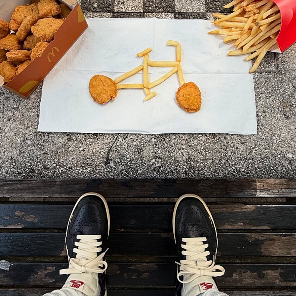 Jordan 1 x Nigel Sylvester Retro Low OG Better With Time, Jordan 4 x Nigel Sylvester Retro OG SP Brick by Brick 착용 스타일 - 1