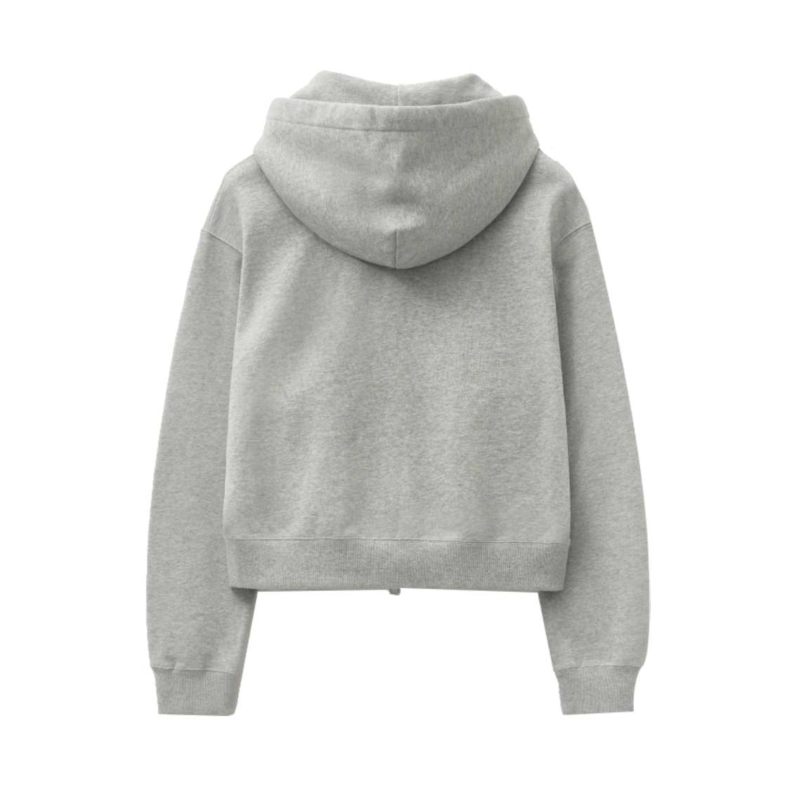 세터 테오 코튼 올 데이 후드 집업 멜란지 그레이(SATUR Teo Cotton All Day Hood Zip Up Melange Gray) - 2