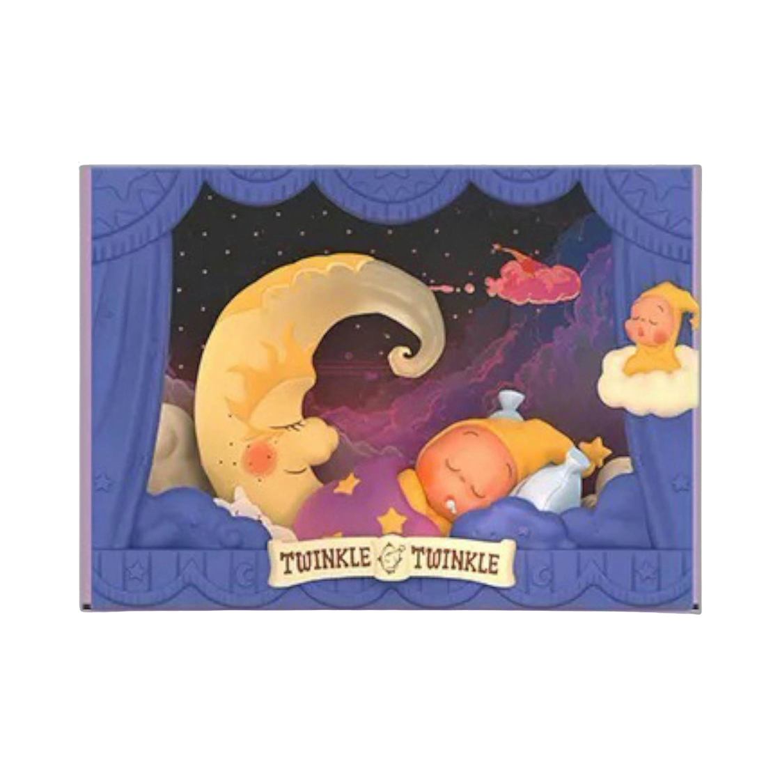 팝마트 작은별의 반짝이는 빛의 이야기 시리즈 씬 세트 굿 나잇 (개봉 박스)(Pop Mart Twinkle Twinkle Light Up Series Scene Sets Good Night (Opened Case)) - 1