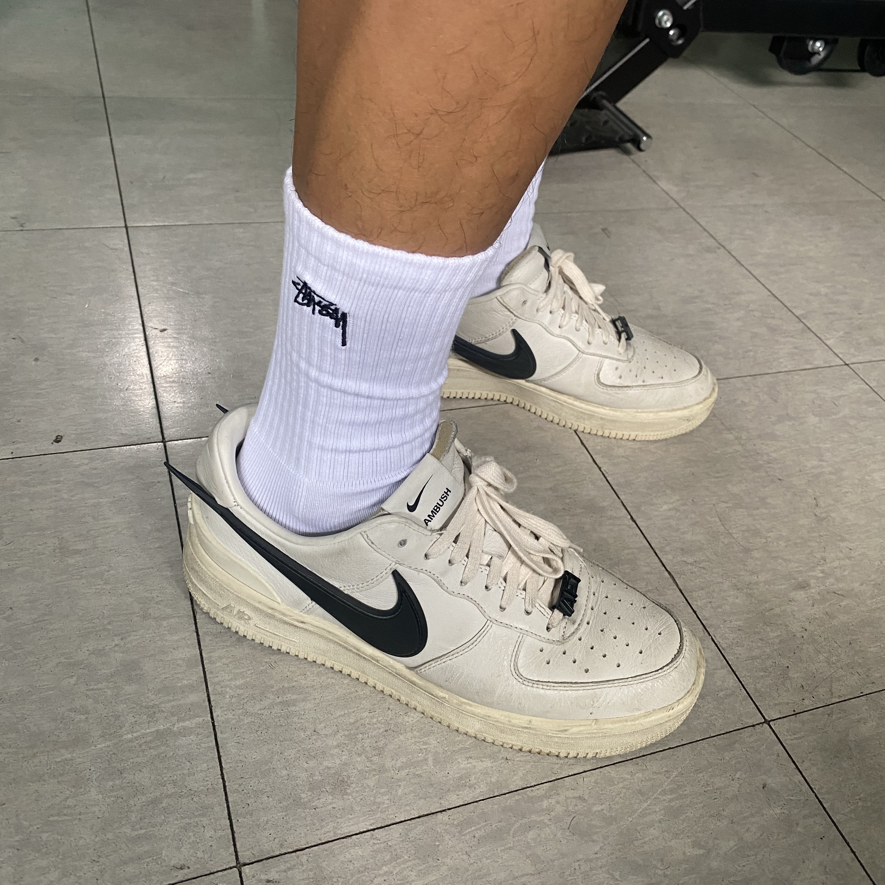 Nike x Ambush Air Force 1 Low SP Phantom 착용 스타일