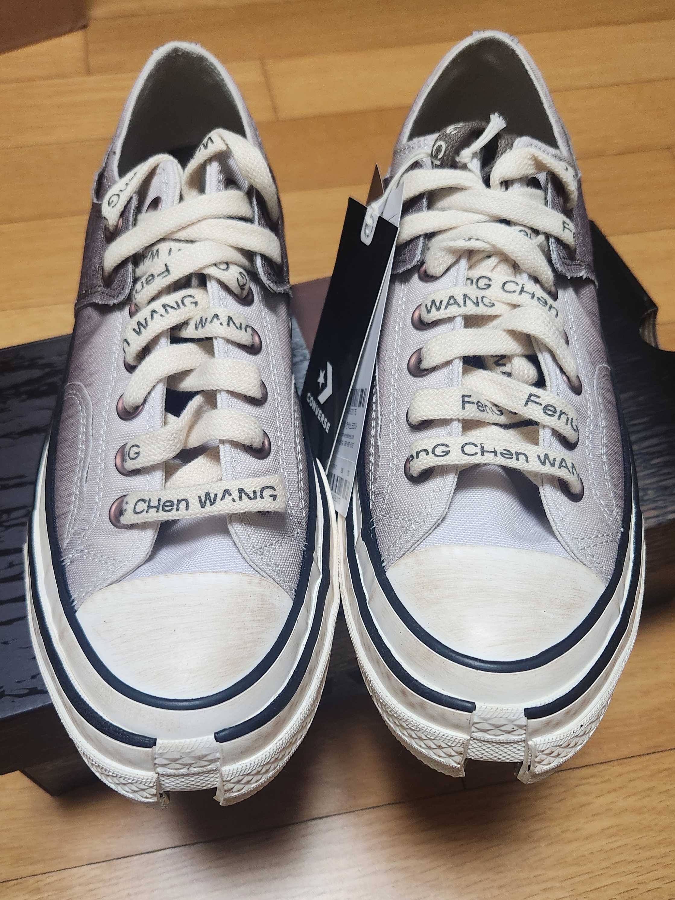 Converse x Feng Chen Wang Chuck 70 Ox 2-in-1 Brown 착용 스타일