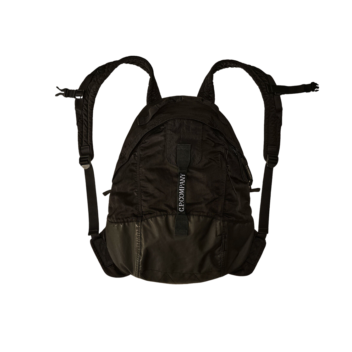 19CMAC115A005269G999 C.P. Company Nylon B Rounded Backpack Black - 25FW