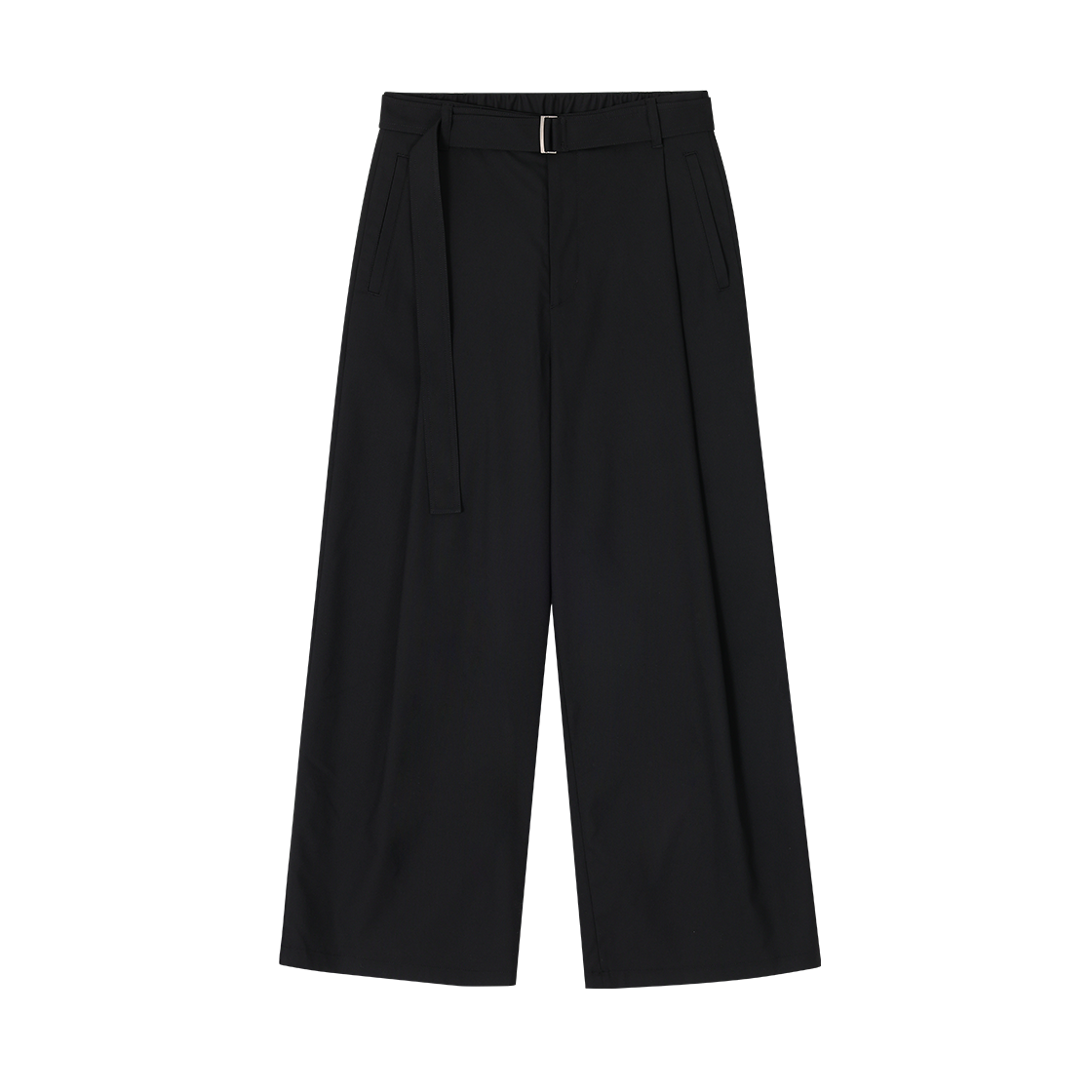 SH5PT507BK SONGZIO HOMME Belted Wide Pants Black