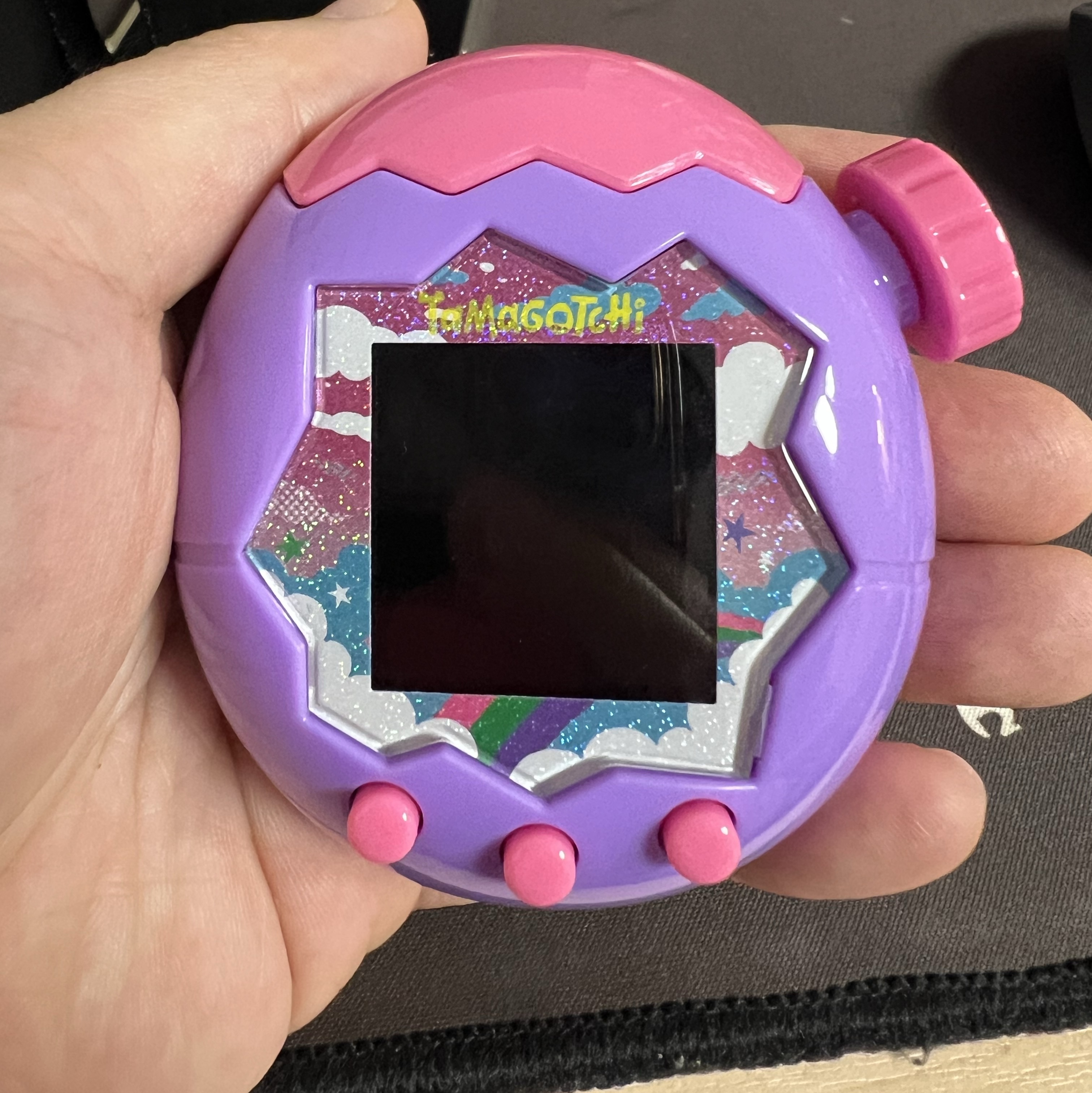 Tamagotchi Paradise Purple Sky 착용 스타일