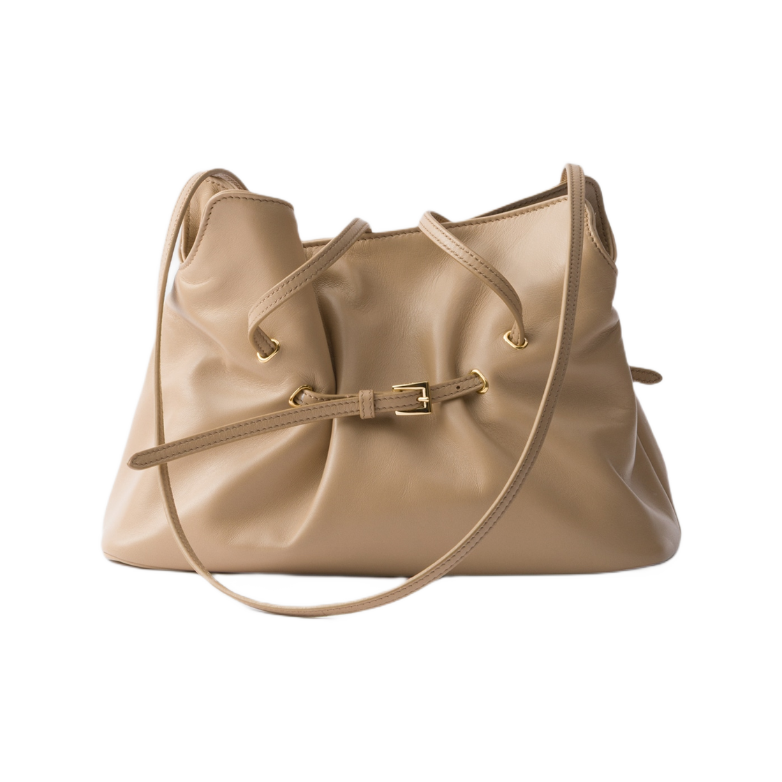 프라다 스몰 프라다 다다 나파 레더 백 샌드 베이지(Prada Small Prada Dada Nappa Leather Bag Sand Beige) - 2