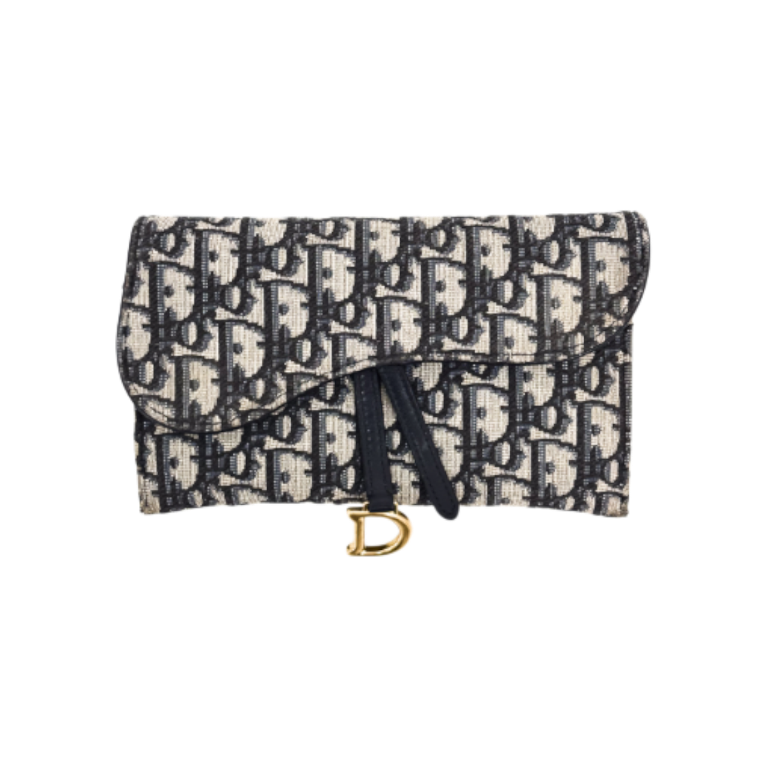 디올 오블리크 새들 WOC 체인 지갑 크로스백