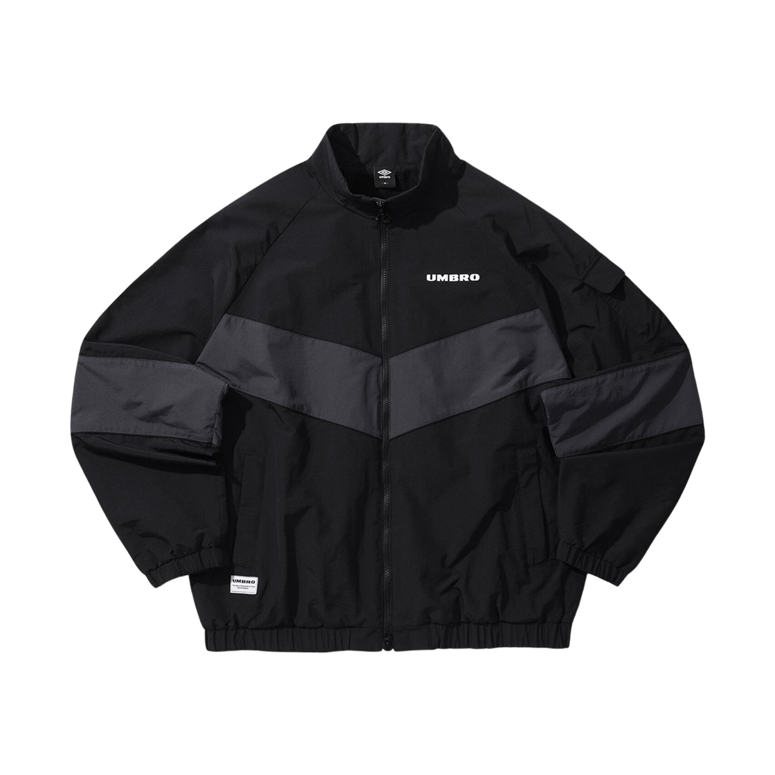 UP121CJK11 Umbro Ranger Windbreaker Warm Up Jacket Black