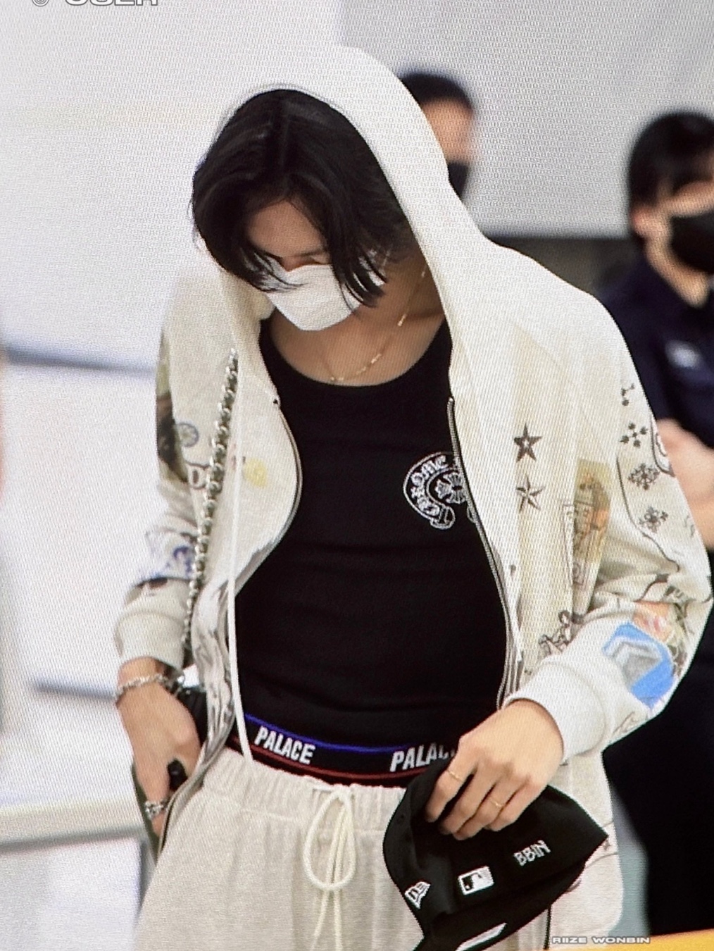 Palace Basically A Pack Of Boxers Black Navy White 착용 스타일 - 4