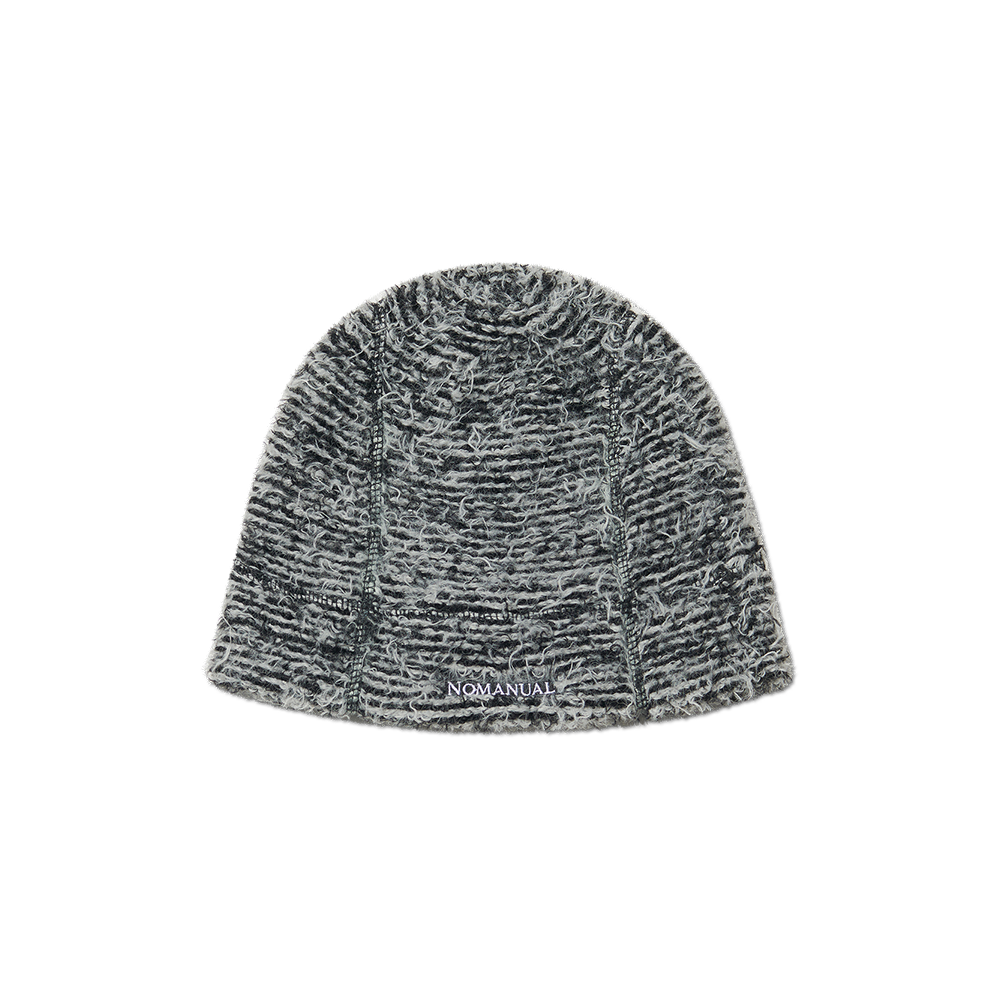 NMWF52HG01XBK NOMANUAL Nest Hairy Beanie Mixed Black