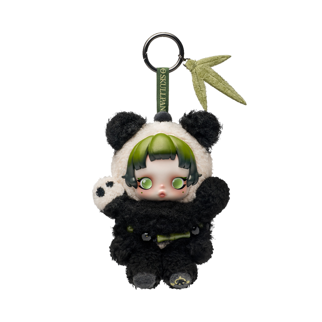 팝마트 스컬판다 여유로운 판다 플러시 돌 펜던트(Pop Mart Skullpanda Lazy Panda Plush Doll Pendant)