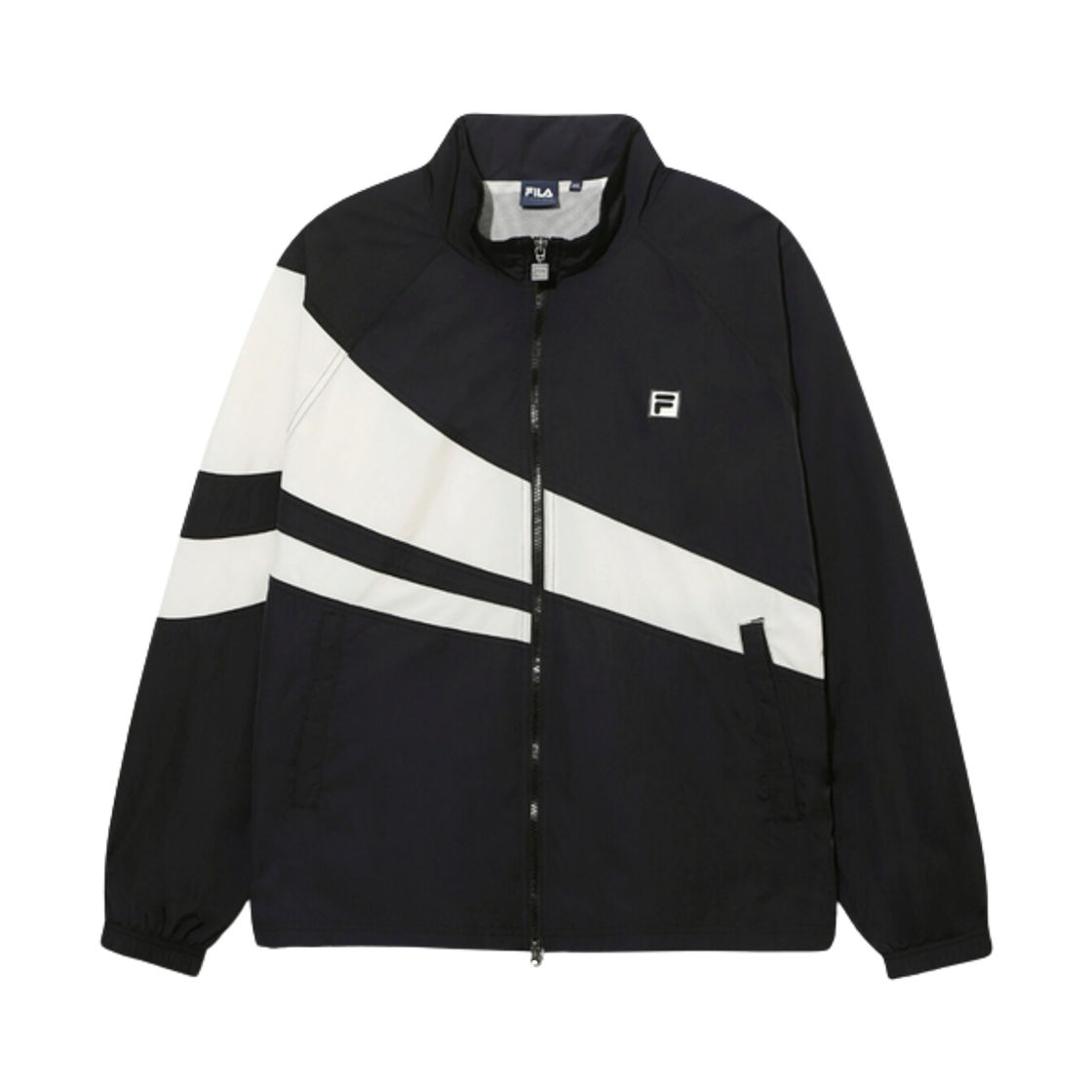 (W) 휠라 플래그 자켓 블랙((W) Fila Flag Jacket Black)