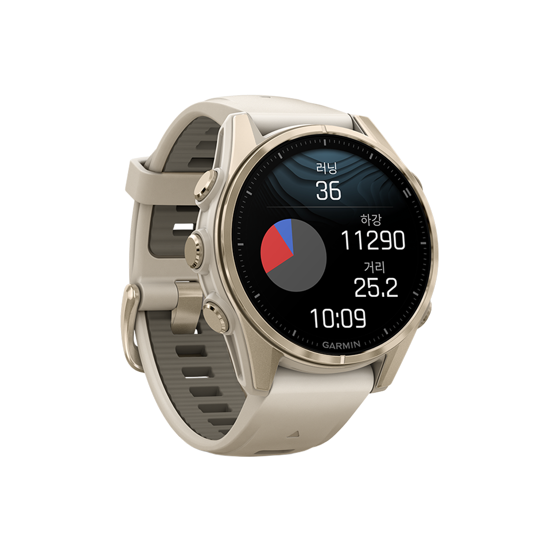 [10% 적립] 가민 피닉스 8 아몰레드 GPS 스마트워치 43mm 사파이어 소프트 골드 & 포그 그레이 밴드([10% 적립] Garmin Fenix 8 AMOLED 43mm Sapphire Soft Gold & Fog Grey) - 3