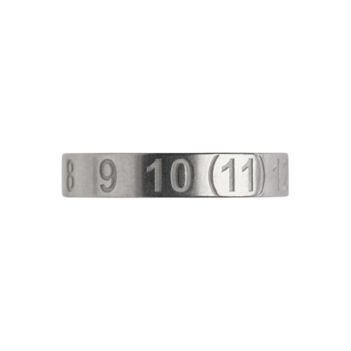 SI8UQ0001P8574951 Maison Margiela Numerical Silver Ring Silver
