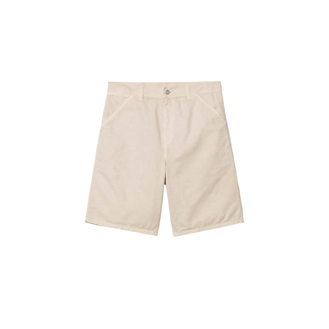 칼하트 WIP 싱글 니 쇼츠 플레르 드 셀 가먼트 다이드(Carhartt WIP Single Knee Shorts Fleur De Sel Garment Dyed)