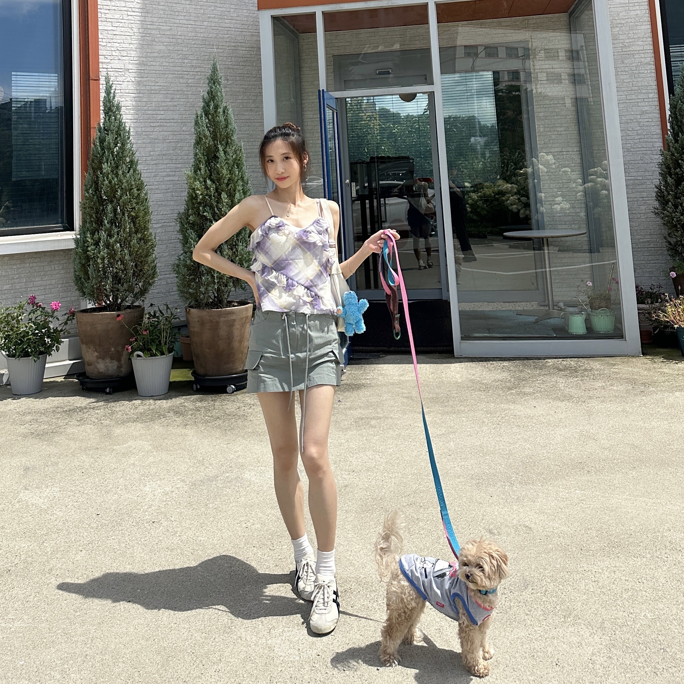 Onitsuka Tiger Mexico 66 Vintage White Black 착용 스타일 - 2