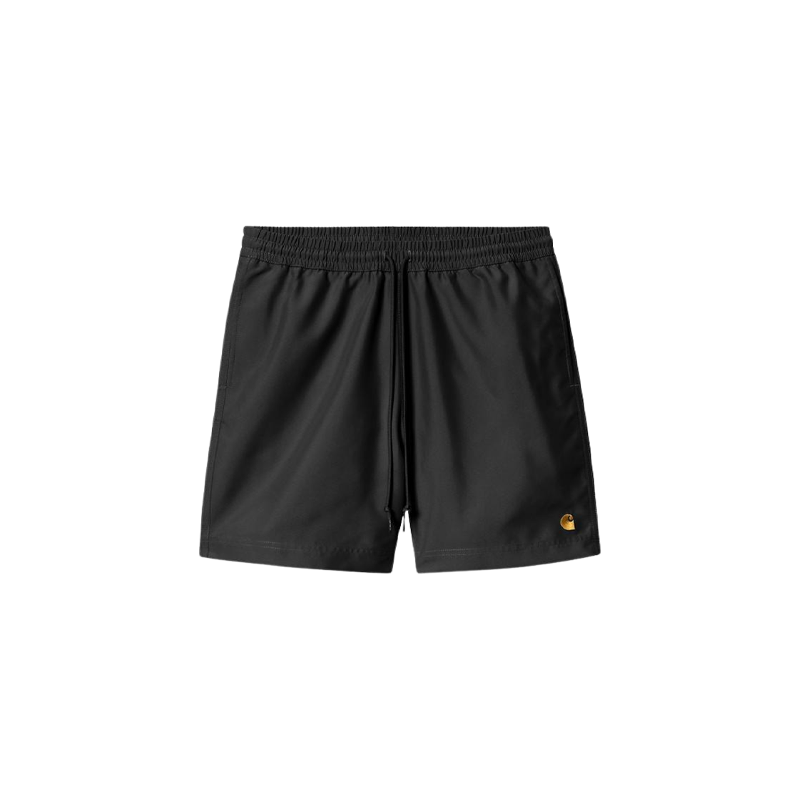 칼하트 WIP 체이스 스윔 트렁크 블랙 골드(Carhartt WIP Chase Swim Trunks Black Gold)