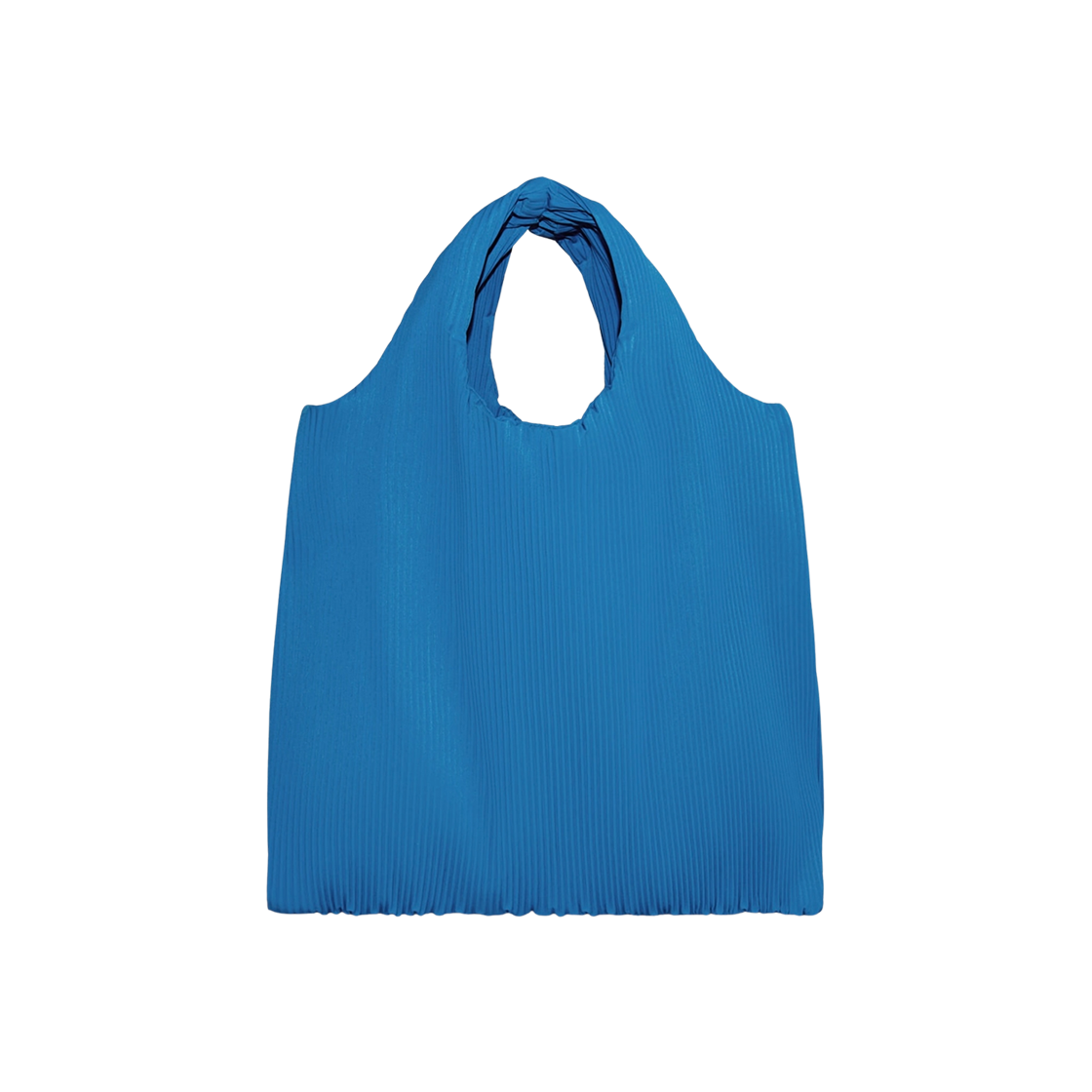 코스 스몰 플리티드 토트백 브라이트 블루(COS Small Pleated Tote Bag Bright Blue) - 1