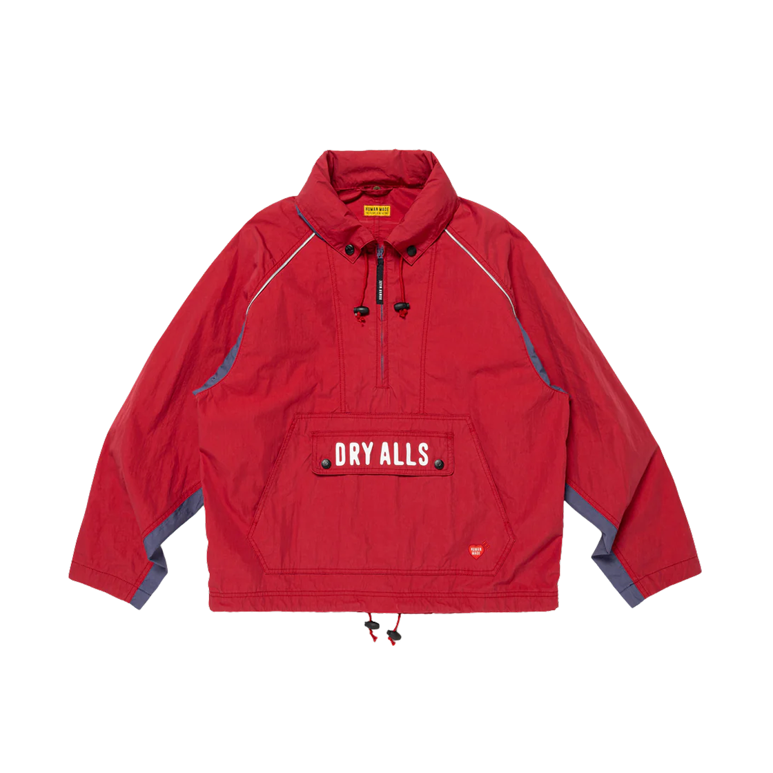 휴먼 메이드 나일론 아노락 레드(Human Made Nylon Anorak Red) - 1