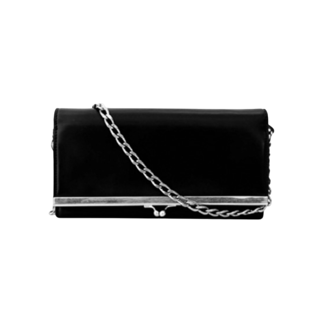 메종 마르지엘라 여성 레더 스티치 WOC 체인 지갑 숄더백 크로스백 블랙(Maison Margiela Womens Leather Stitch WOC Chain Wallet Crossbody Bag Black)