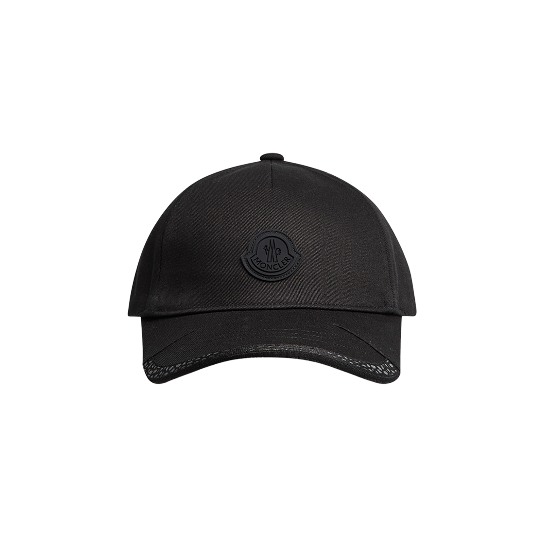 J1-093-3B00004-0U082-999 (W) Moncler Cotton Gabardine Baseball Cap Black - 24SS