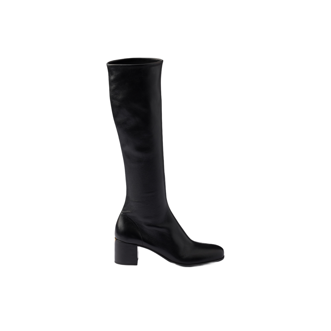 1W157O-L68-F0002 (W) Prada Stretch Nappa Leather Boots Black