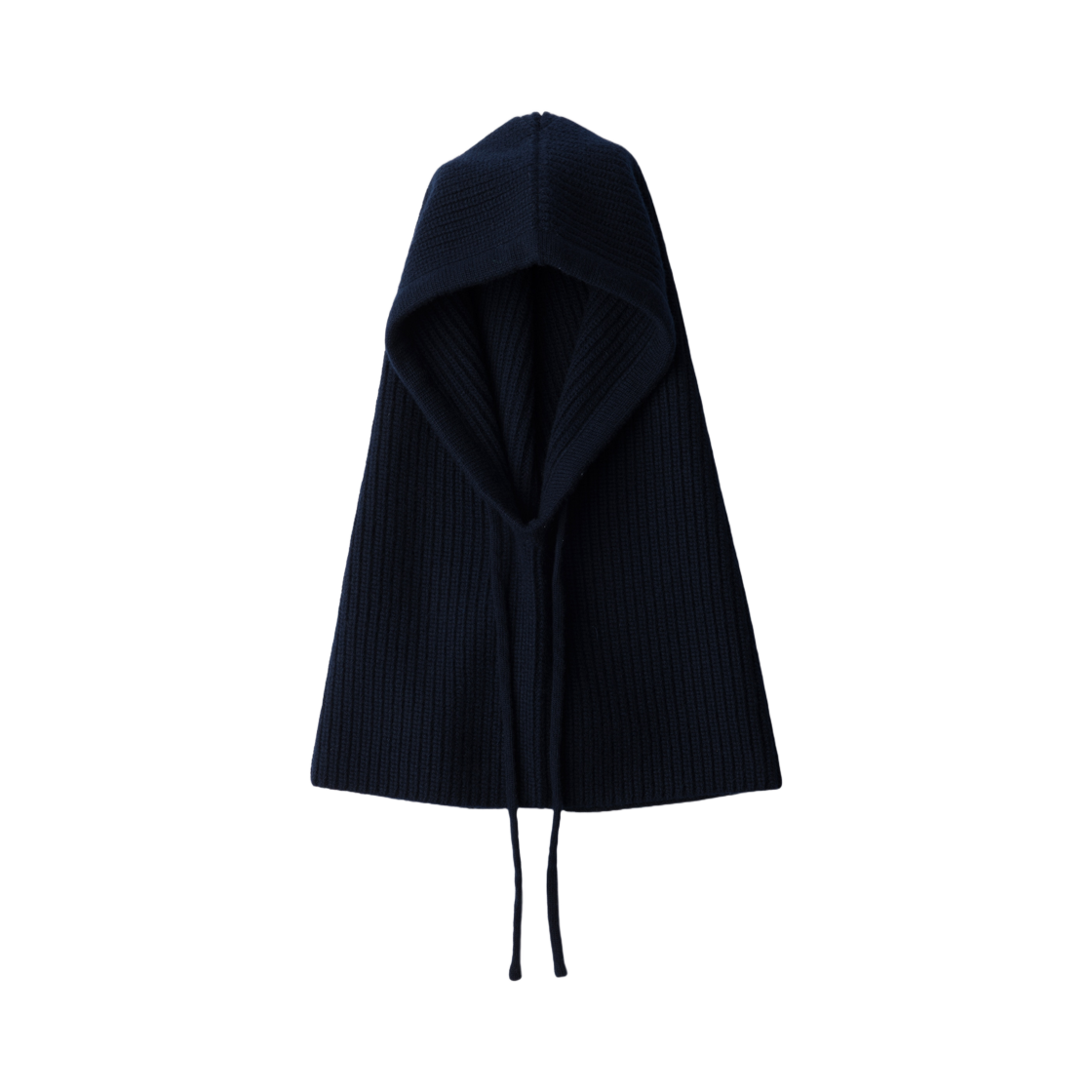 1HC470-2DZL-F0008 Prada Wool and Cashmere Knit Hood Navy