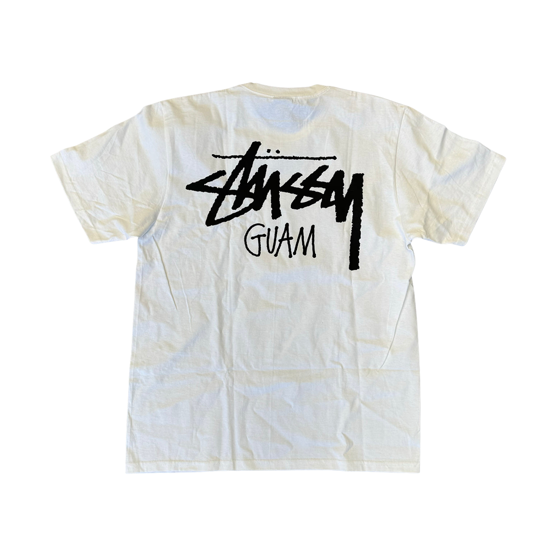 스투시 스탁 괌 티셔츠 화이트(Stussy Stock Guam T-Shirts White)