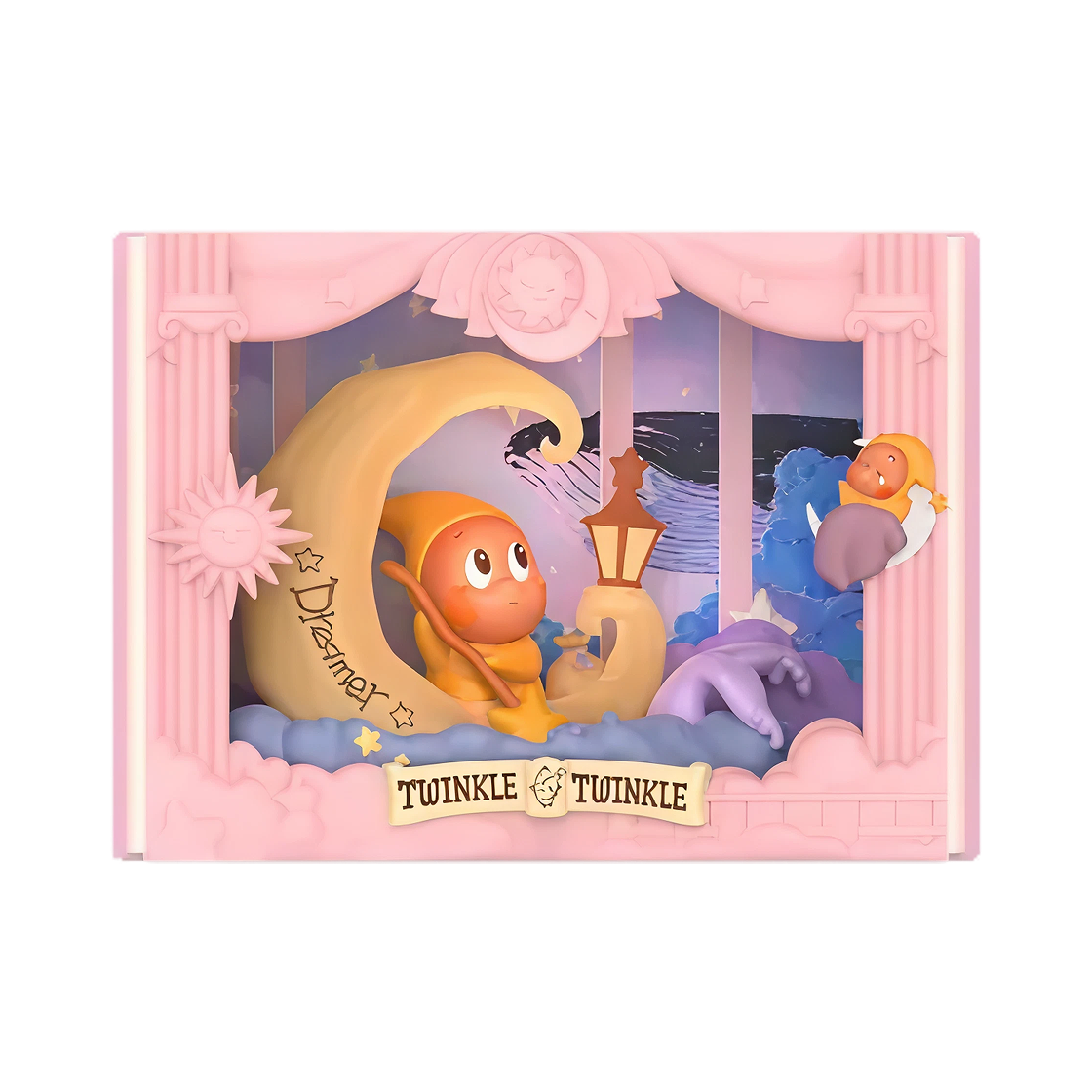 - Pop Mart Twinkle Twinkle Light Up Series Scene Sets Set Sail (Opened Case)