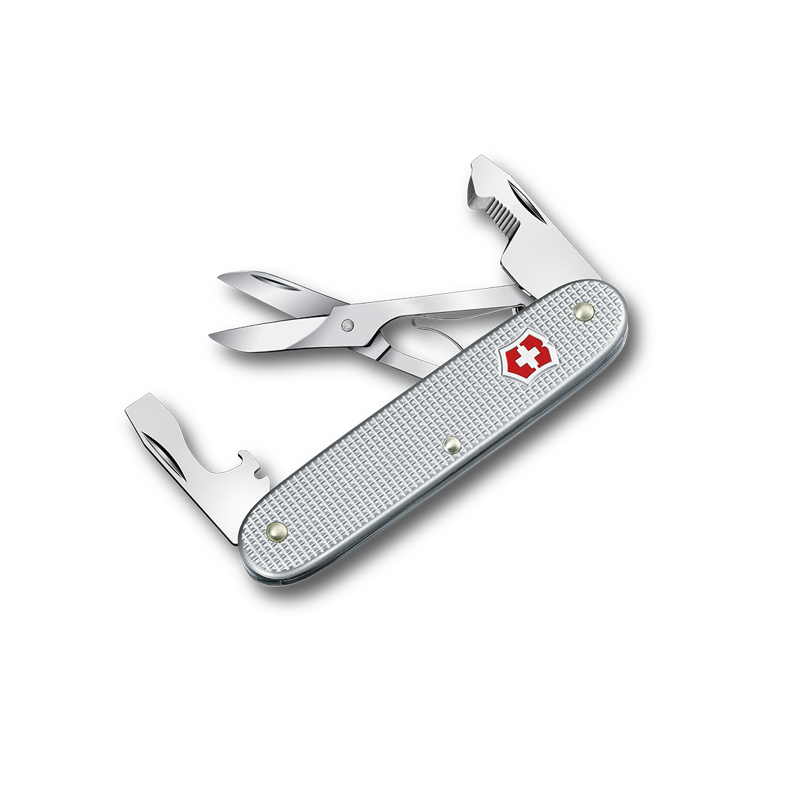빅토리녹스 컴페니언 슬림 알록스 스위스 아미 나이프 실버 0.8170.26(VICTORINOX Companion Slim Alox Silver 0.8170.26)