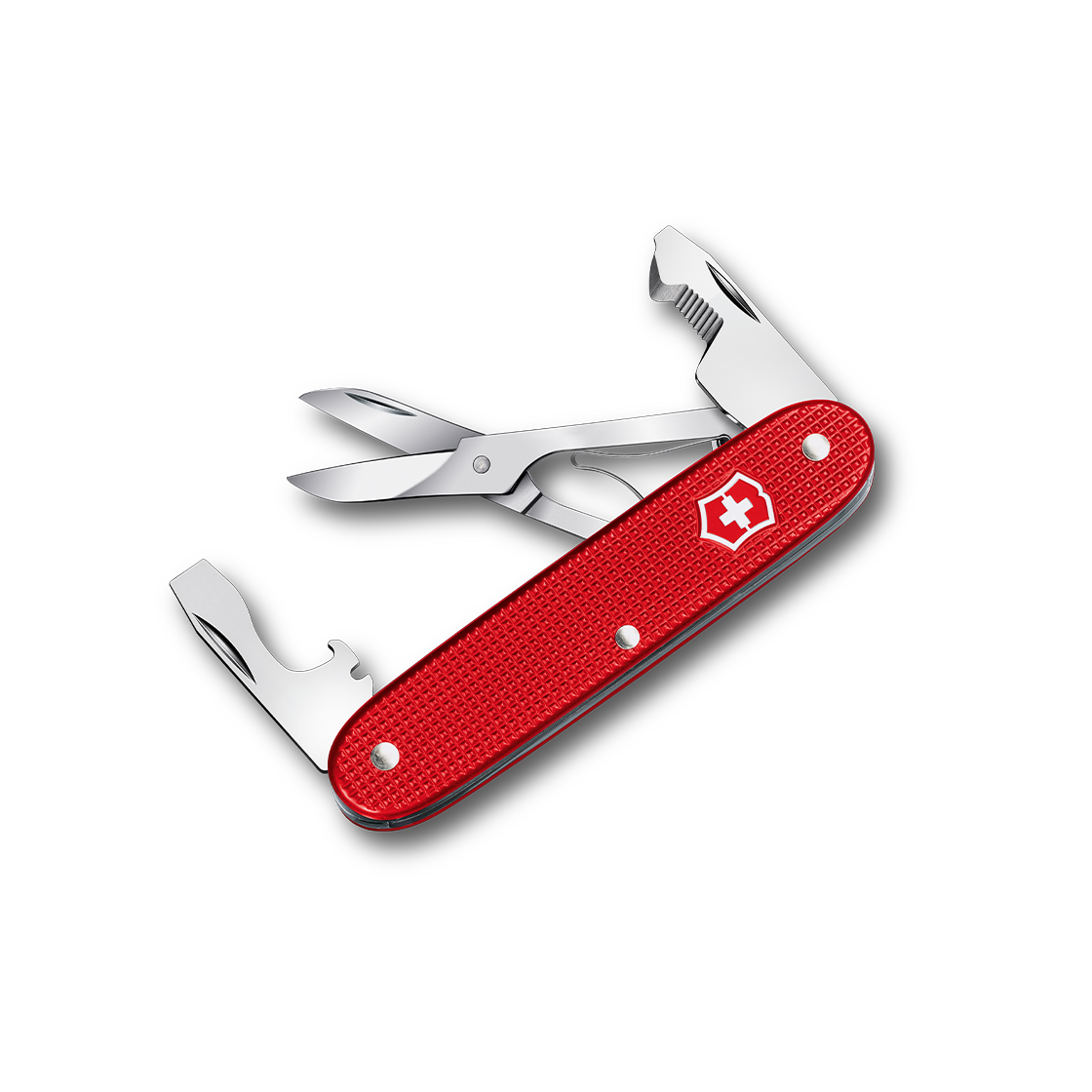빅토리녹스 컴페니언 알록스 스위스 아미 나이프 레드 0.8170.20(VICTORINOX Companion Slim Alox Red 0.8170.20)