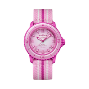 Swatch x Blancpain Bioceramic 42.3mm Pink Ocean