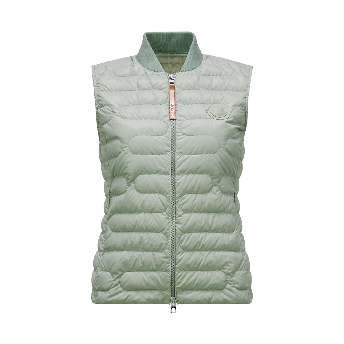 (W) 몽클레르 페릴 다운 베스트 그린 - 24SS((W) Moncler Perille Down Vest Green - 24SS)