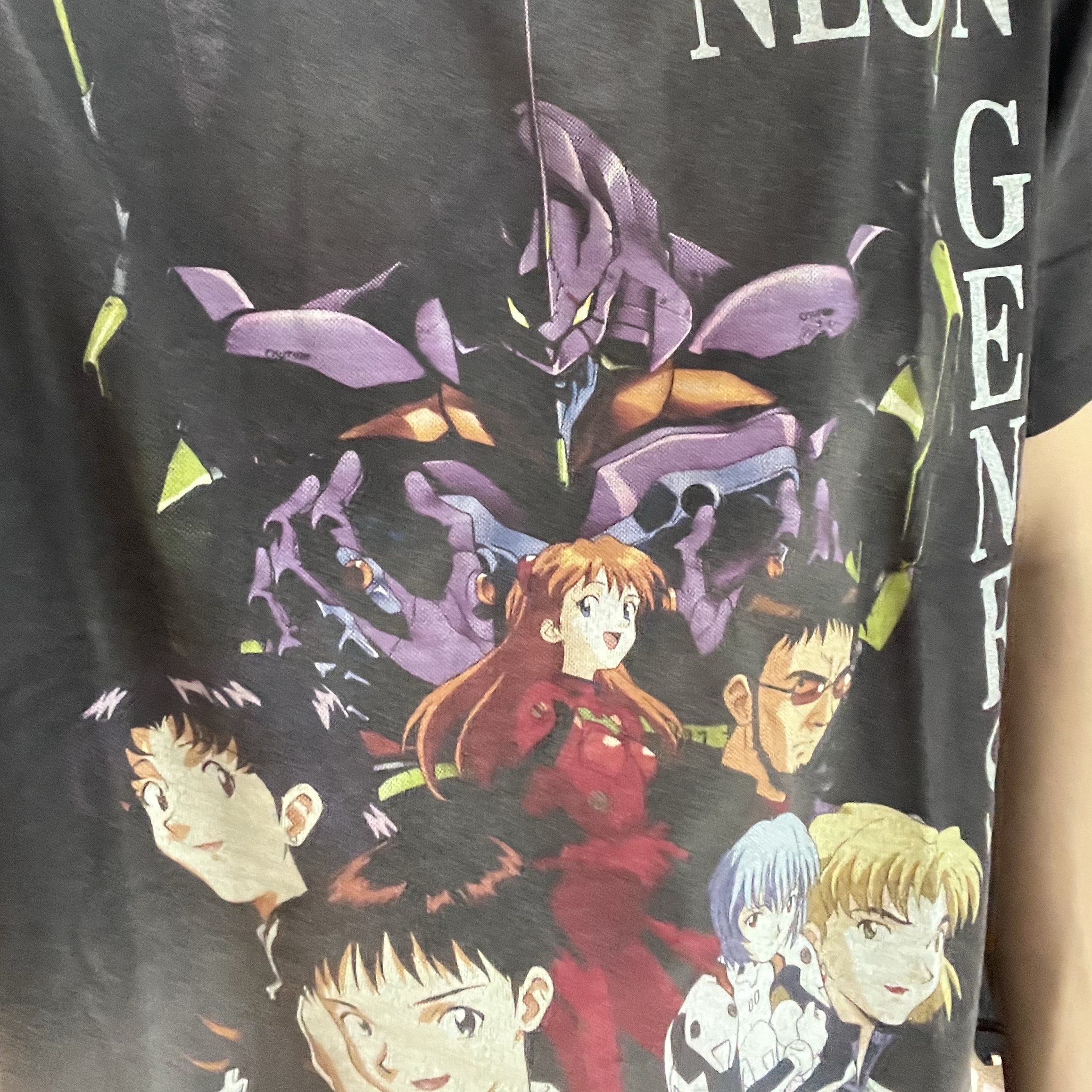 Saint Mxxxxxx x Evangelion Neon S/S T-Shirt Black, [6% 적립] FILA Echappe Lx Choco 착용 스타일