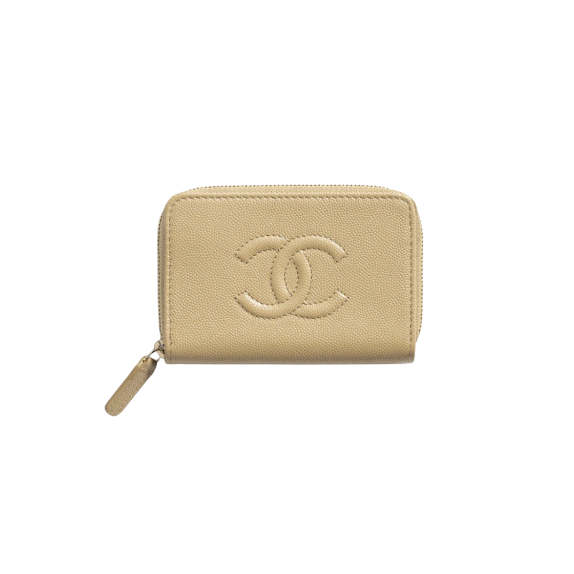 샤넬 지퍼 코인 퍼스 다크 베이지 | Chanel | KREAM