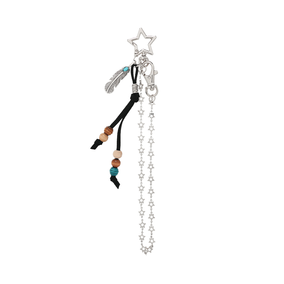 카비시 웨스턴 스타 키체인 실버(CAVISH Western Star Keychain Silver)