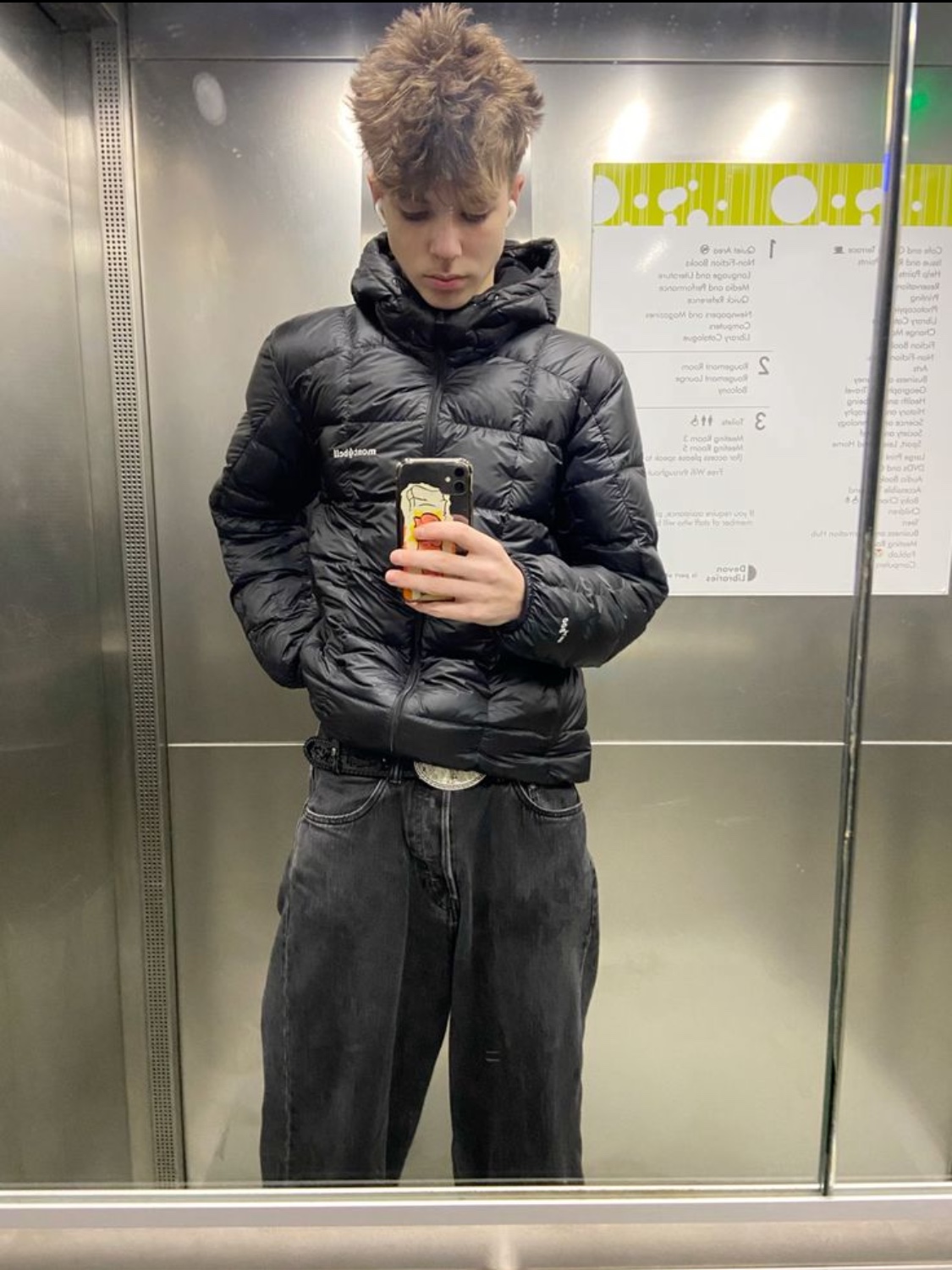 Montbell Plasma 1000 Down Jacket Black 착용 스타일 - 5