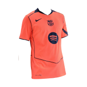 Nike FC Barcelona 2025/26 Match 3rd Dri-Fit ADV Total 90 Authentic Jersey Bright Mango Midnight Navy (Non Marking Ver.)