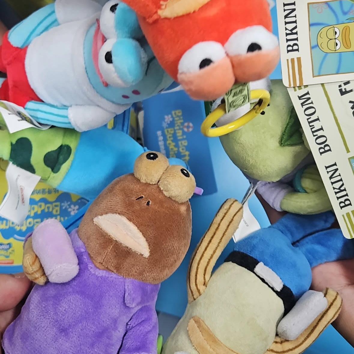 Pop Mart Bikini Bottom Buddies Whimsical Plush (6 Blind Boxes) 착용 스타일