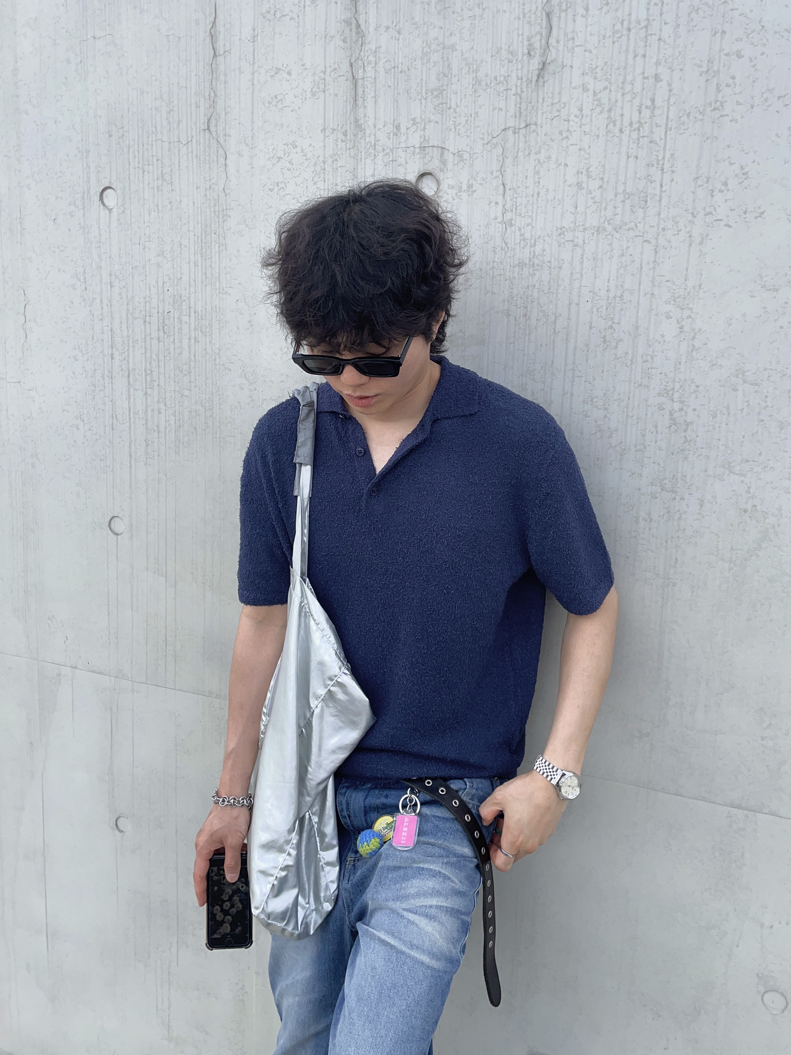 ALEXII Dino Keyring, Casio MTP-1183A-7A 착용 스타일 - 2