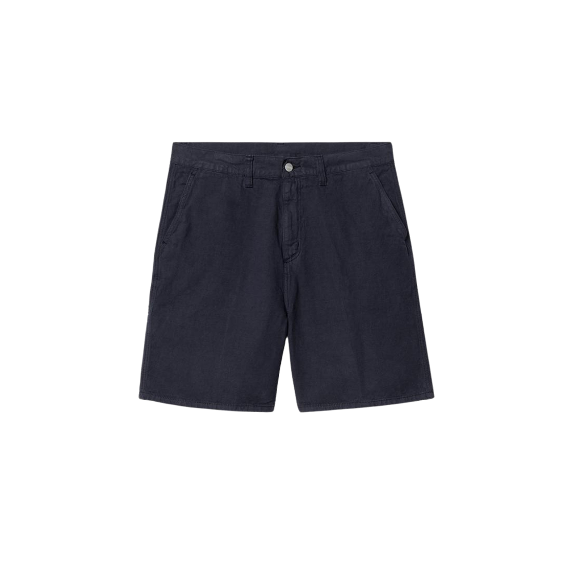 I033583-1C-GD Carhartt WIP Walter Single Knee Shorts Dark Navy Garment Dyed