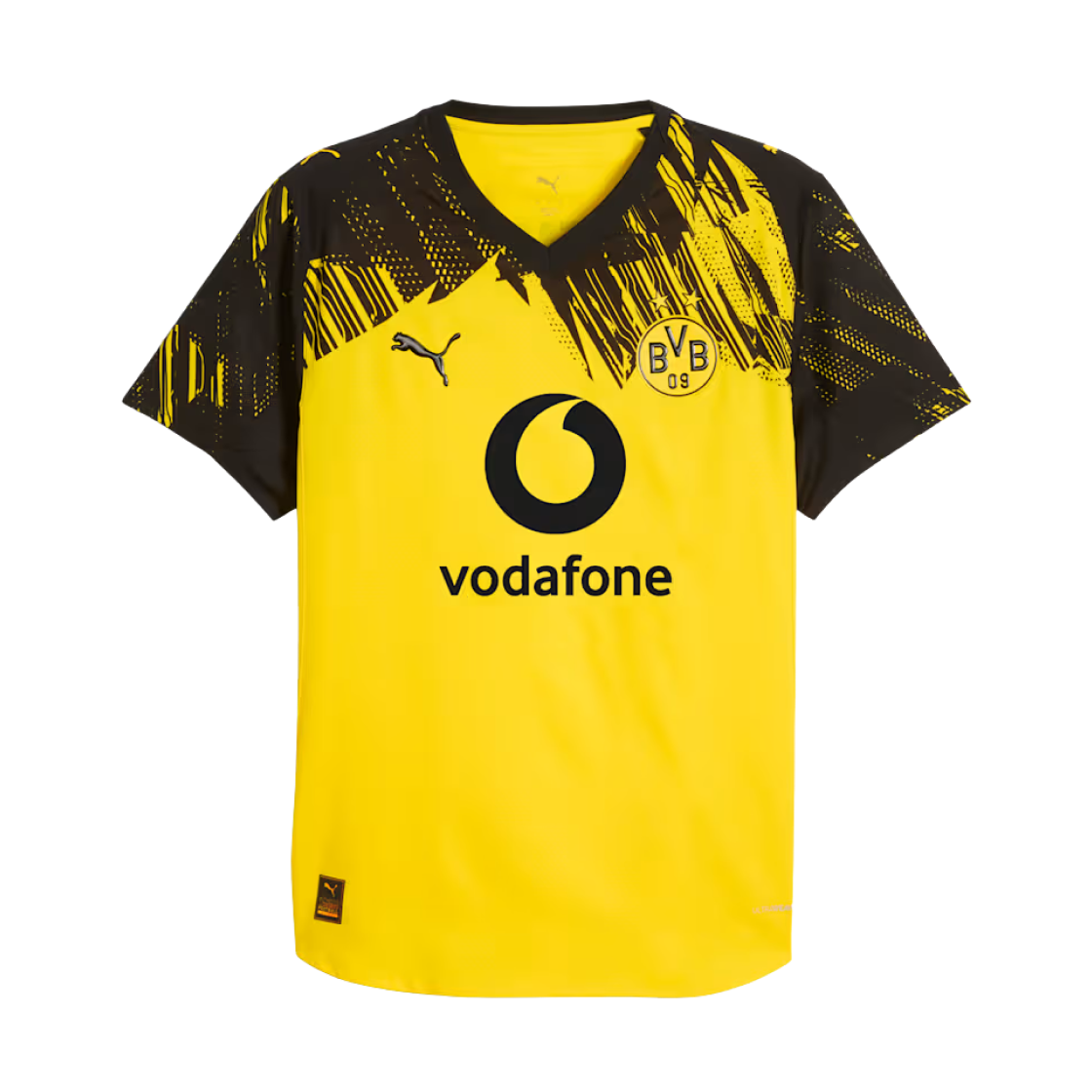 푸마 브루시아 도르트문트 2025/26 홈 어센틱 저지 패스터 옐로우 블랙 (논 마킹 버전)(Puma Borussia Dortmund 2025/26 Home Authentic Jersey Faster Yellow Black (Non Marking Ver.)) - 1