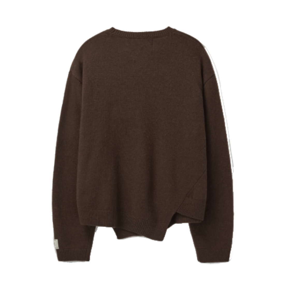 세터 더블린 언발란스 캐시미어 블렌드 니트 브릭 브라운(SATUR Dublin Unbalanced Cashmere Blend Knit Brick Brown) - 3