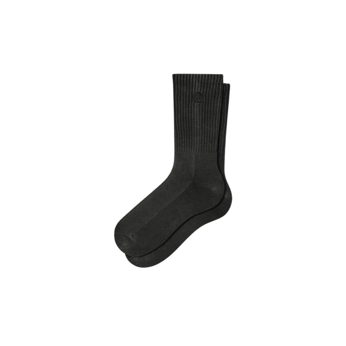 I035135-89-5F Carhartt WIP Hudson Socks Black Chalk Wash