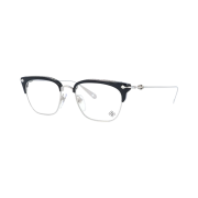 Chrome Hearts Sluntradiction 52 Black Shiny Silver - Clear Nose Pad