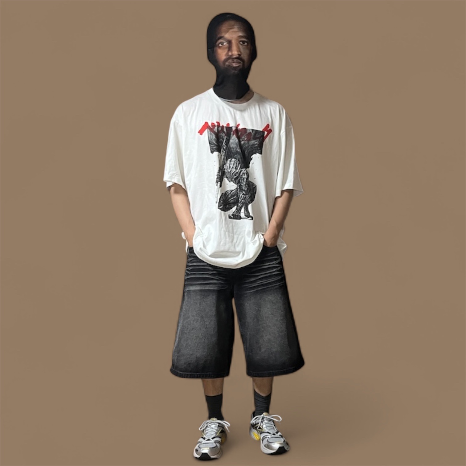Uniqlo UT x Berserk Manga Curation Graphic T-Shirt A White - KR 착용 스타일