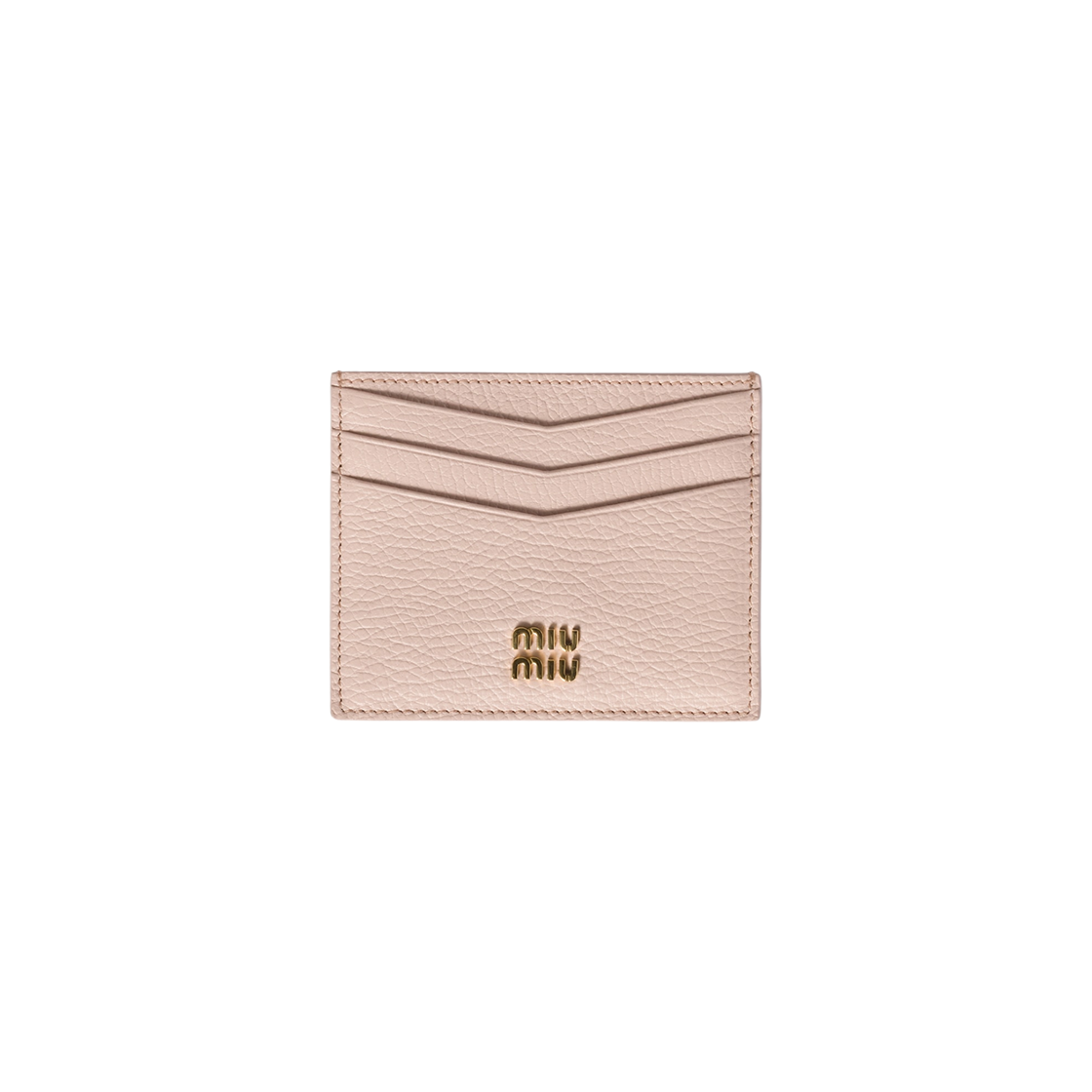 미우 미우 레더 카드 홀더 젬(Miu Miu Leather Card Holder Gem)