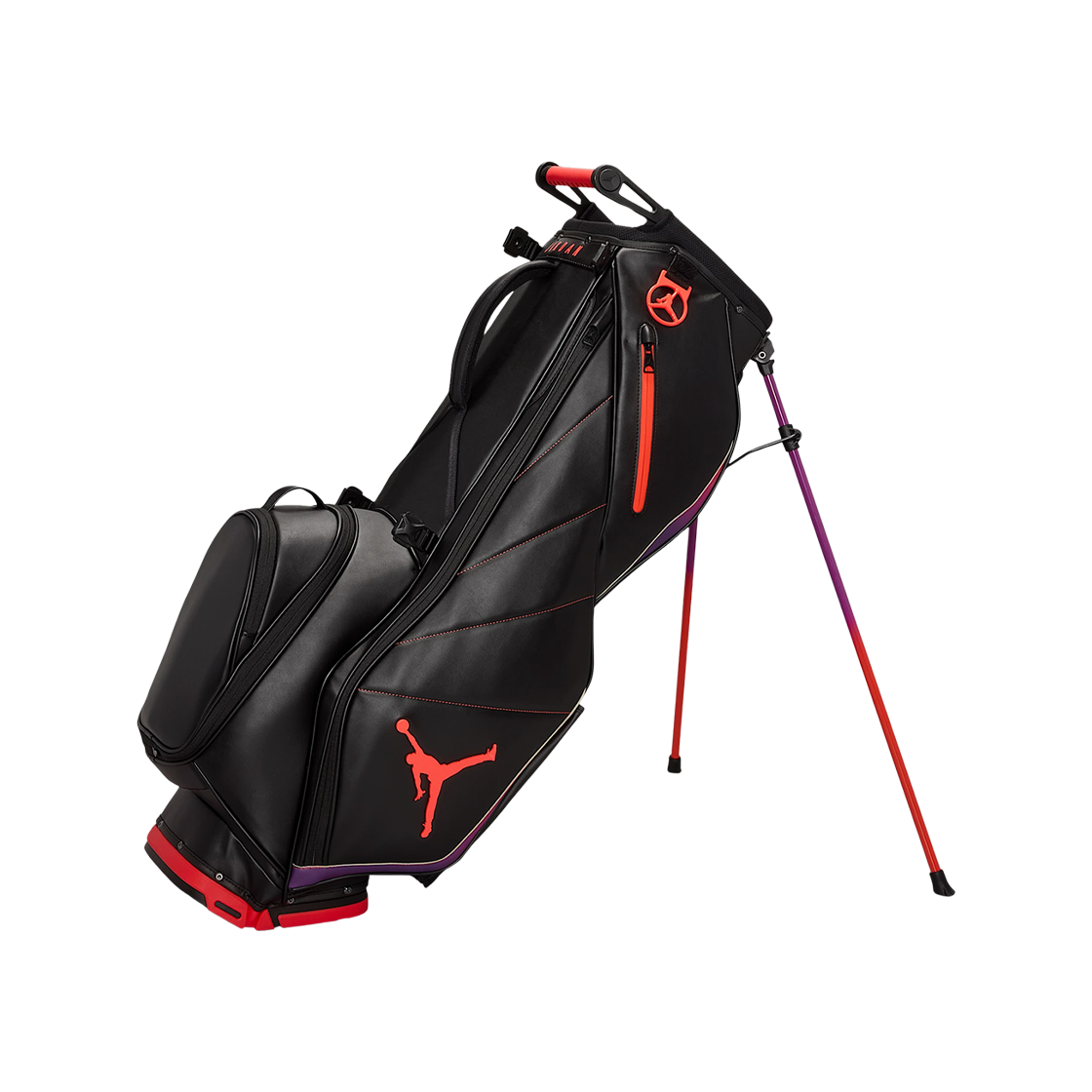조던 페이드 어웨이 럭스 6웨이 골프백 블랙 앤트러사이트(Jordan Fade Away Luxe 6-Way Golf Bag Black Anthracite)